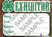 Exhibitor Card Sample